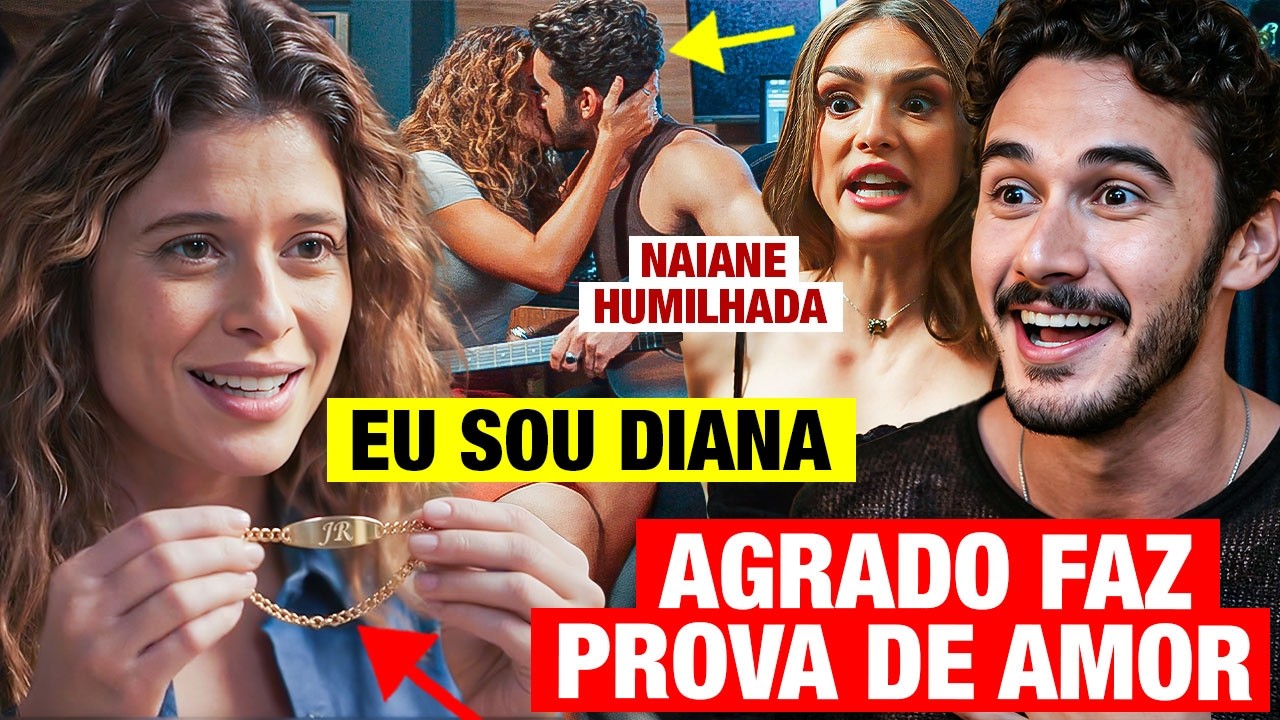 CORAÇÃO ACELERADO: QUINTA - AGRADO REVELA SER DIANA, REAÇÃO DE JOÃO RAUL SURPREENDE!