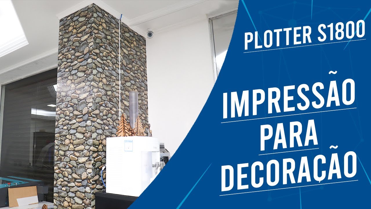 Visutec | Plotter S1800 | Impress&atilde;o para decora&ccedil;&atilde;o