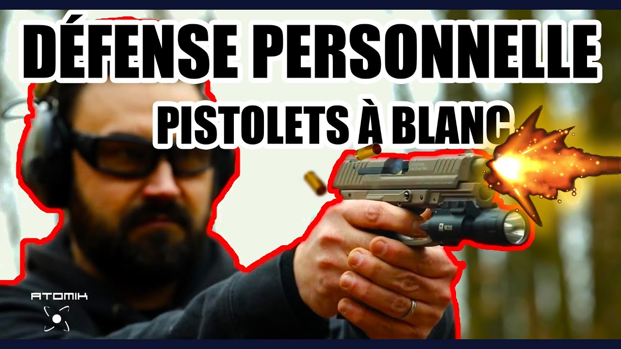 PISTOLETS A BLANCS : Pr&eacute;sentation, accessoires, Munitions et tests