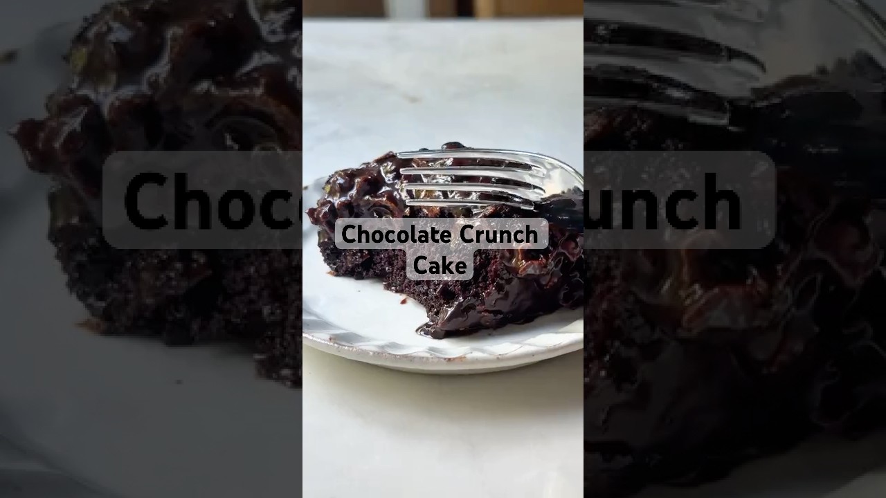 Шоколадный хрустящий торт