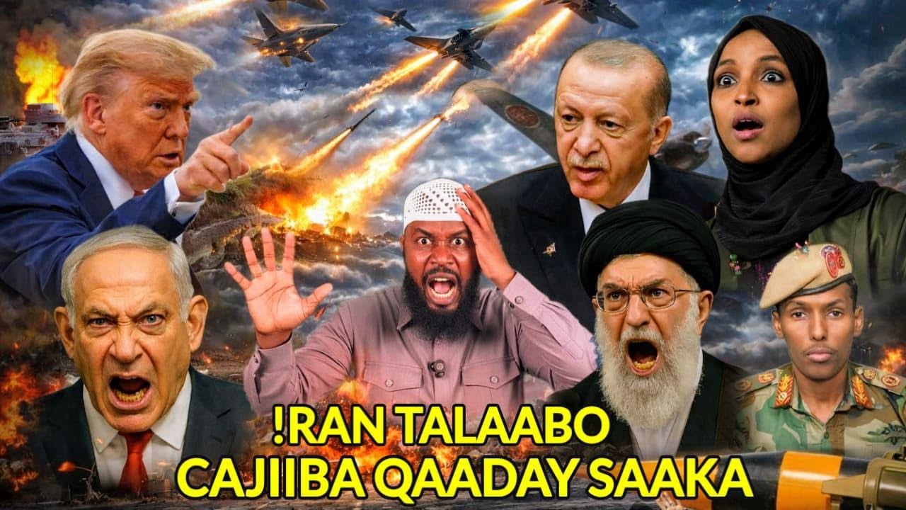 WEERARO WAA WEYN OO SOMALIA LAGA FULIYAY; !RAN OO KA NAXSATAY NTNYH0; SIDE LO DILAY WIL GADAFI DAAWO