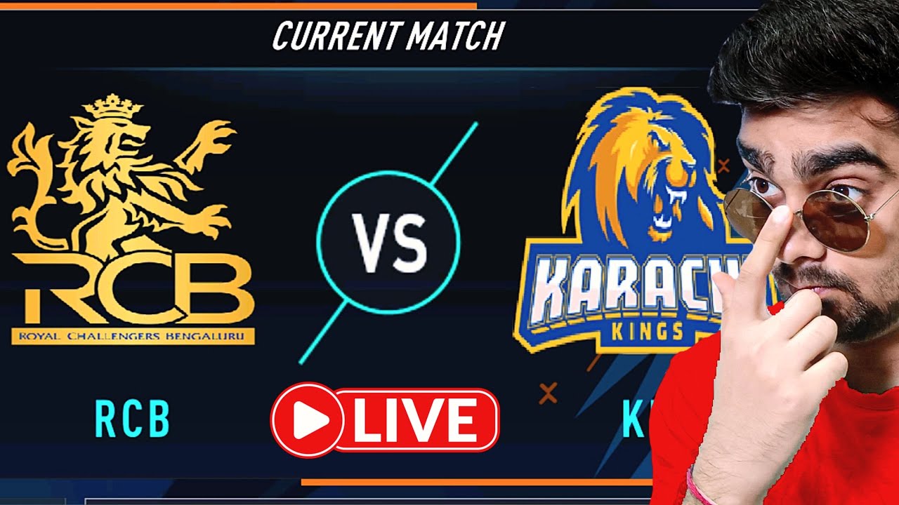 RCB Vs Karachi Kings LIVE! IPL X PSL (Expert Mode) RC 24
