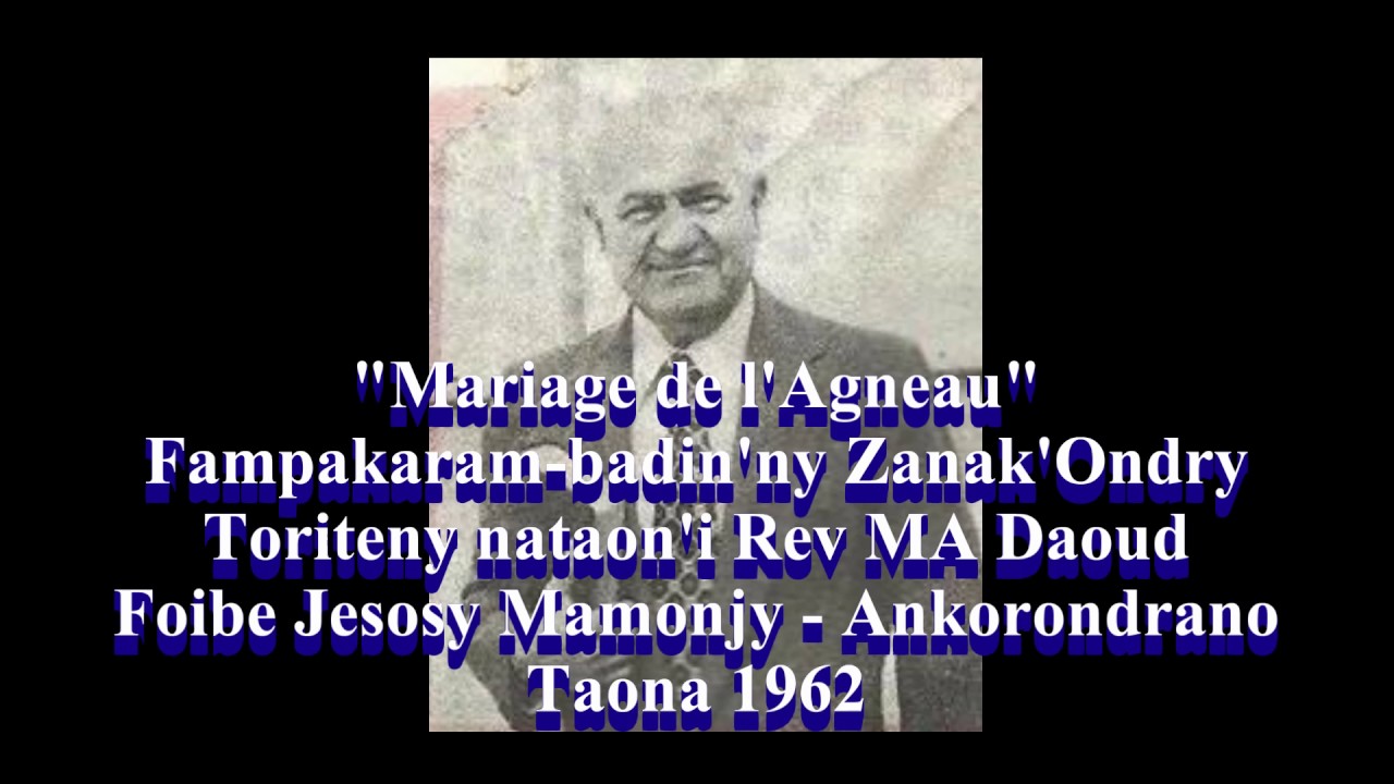 Mariage de l'Agneau / Fampakaram-badin'ny Zanak'ondry