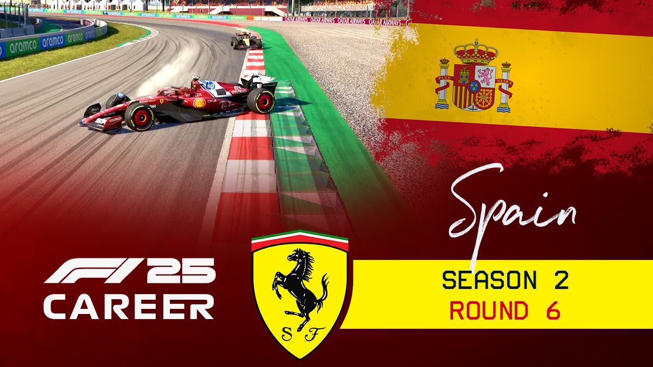 Ten uślizg prawie zakończył mój wyścig 😳 | F1 25 Kariera – S2R6 GP Hiszpanii 🇪🇸
