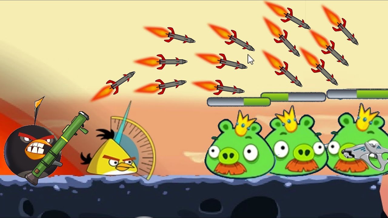 Angry Birds Ultimate Battle 3 - FINAL BATTLE BOMBER DEFEAT ALL KING PIG!