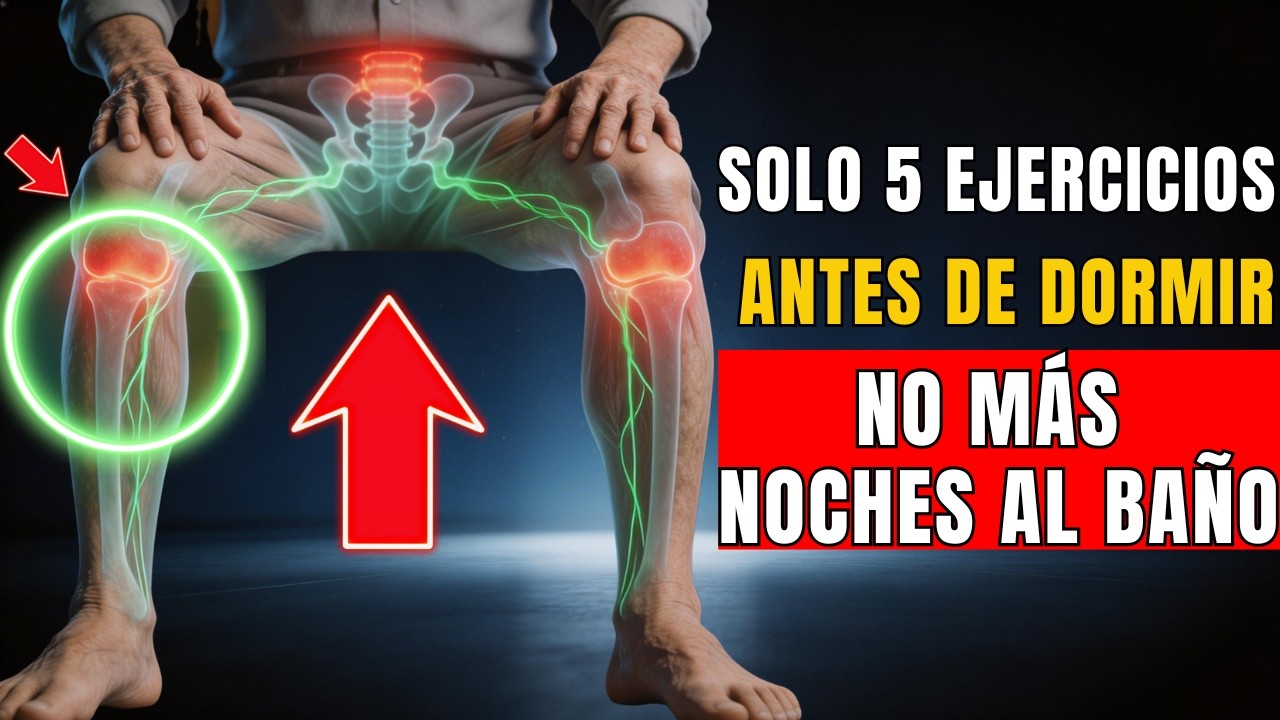¿Te Levantas Varias Veces a Orinar por la Noche? Estos 5 Ejercicios Podrían Ayudar