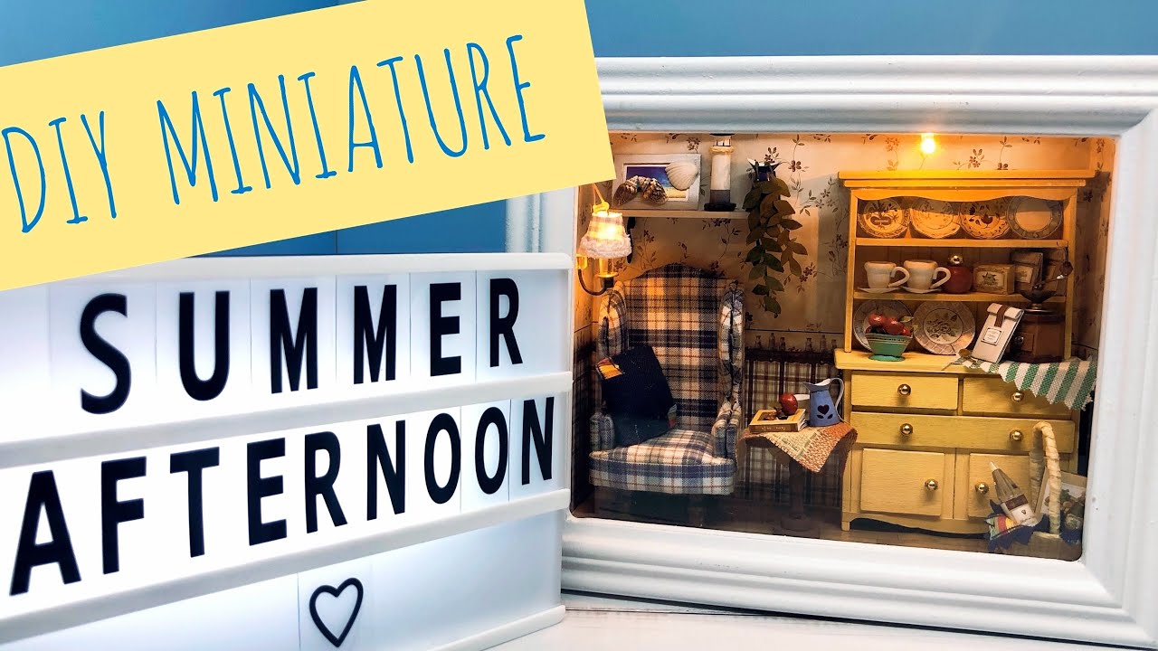 DIY Miniature Dollhouse | Summer Afternoon Frame