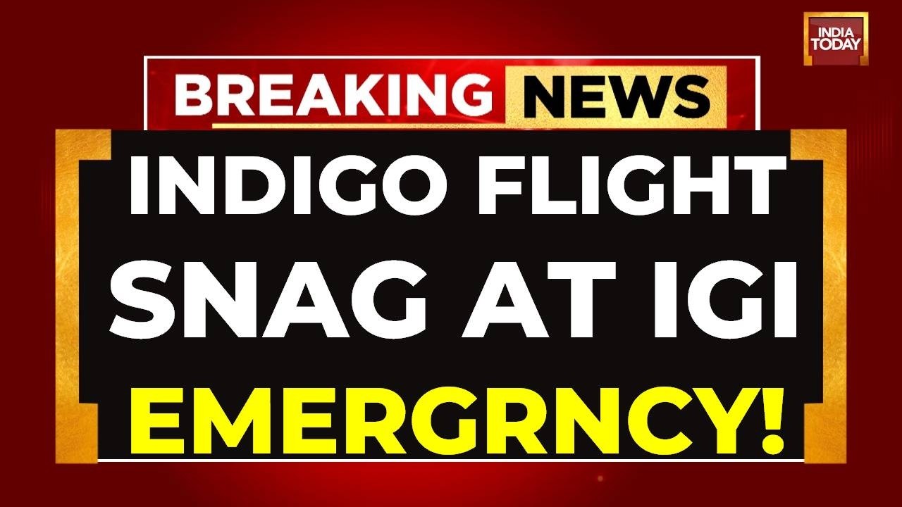 Самолету авиакомпании IndiGo пришлось совершить экстренную посадку в аэропорту Дели из-за отказа ...