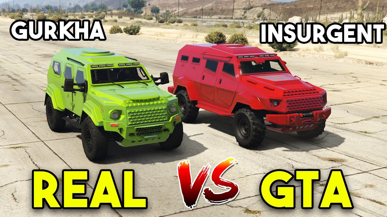 GTA 5 INSURGENT VS REAL GURKHA : WHICH IS BEST?