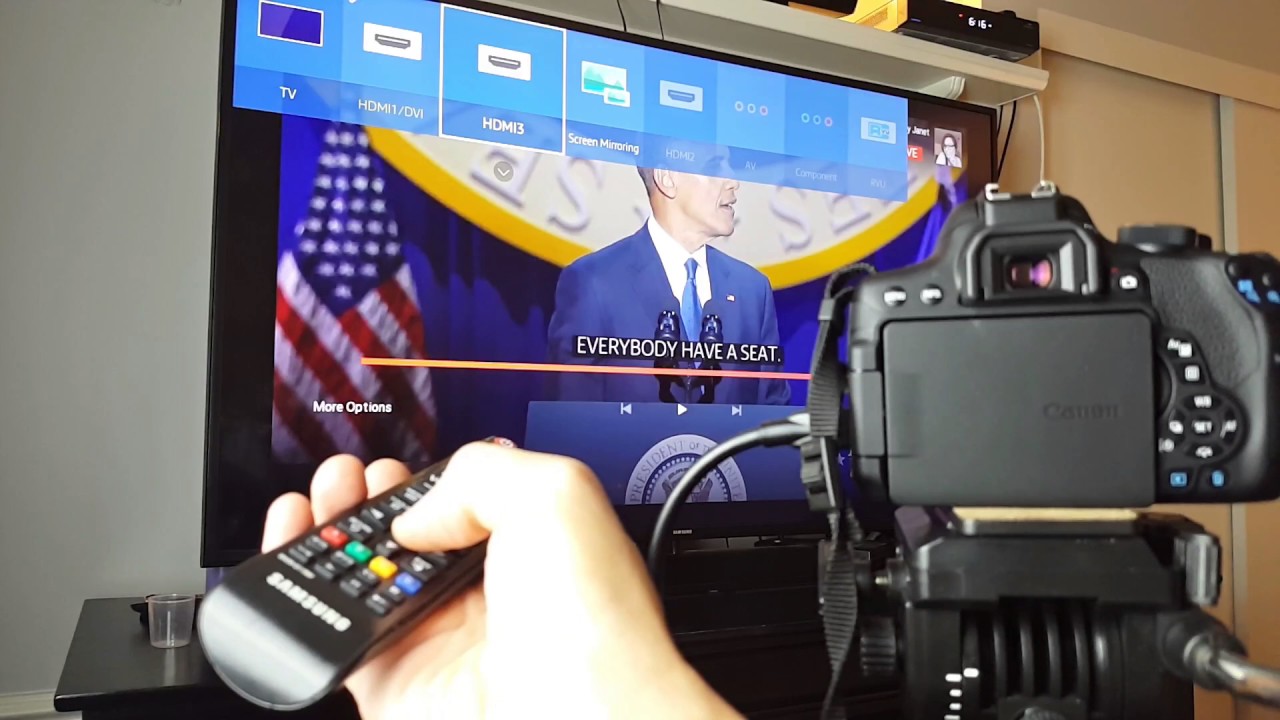 Canon Rebel T6i/T6: How to Connect/Mirror to TV or Monitor - Live View!