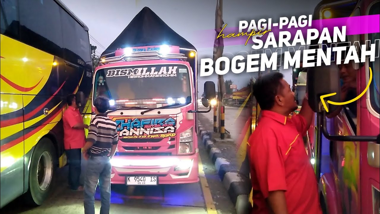 DRIVER EMOSI SATU BUS HAMPIR ... || PAGI&sup2; HAMPIR SARAPAN BOGEM MENTAH