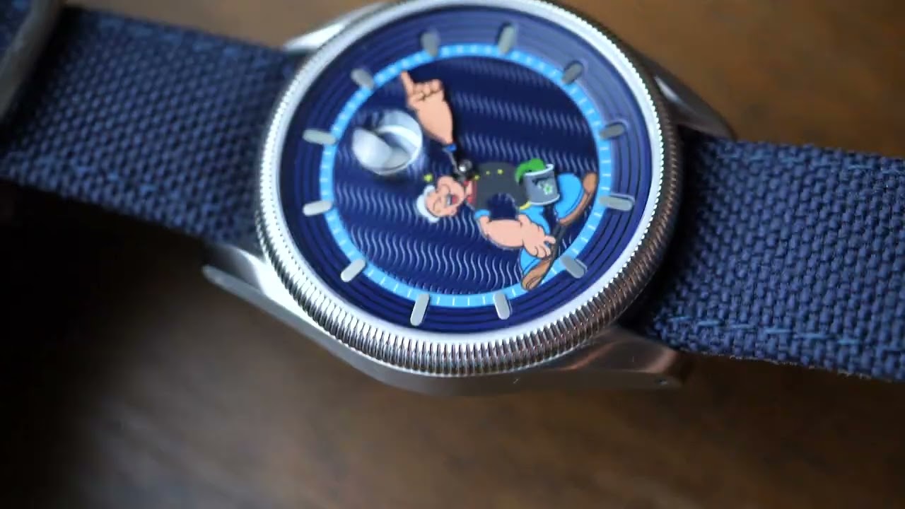 Popeye the sailor. Nice Jumping Hour Watch from Vario
