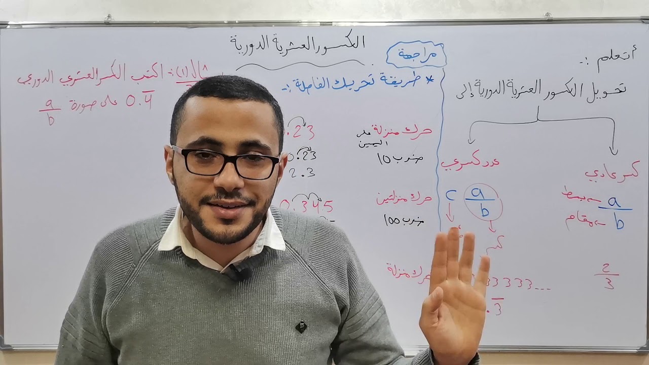 الكسور العشرية الدورية(1)....... الصف السابع