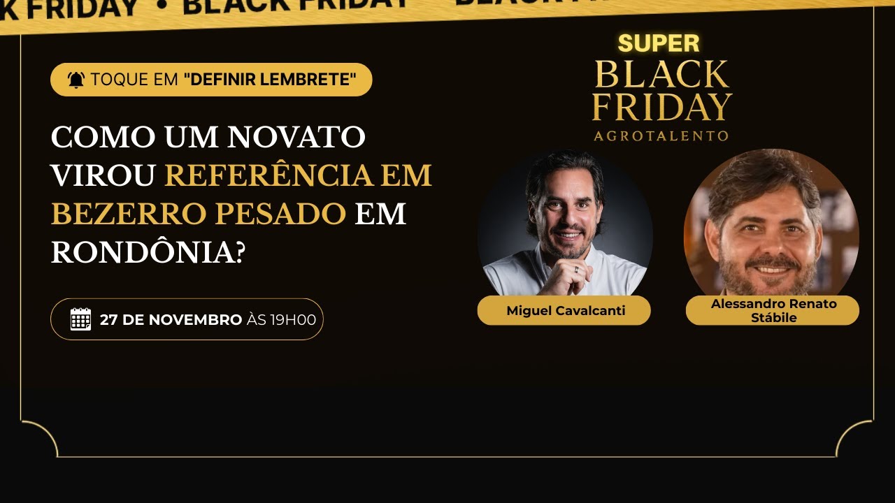Podcast #28 com Alessandro Renato Stábile - Super Black Friday AgroTalento