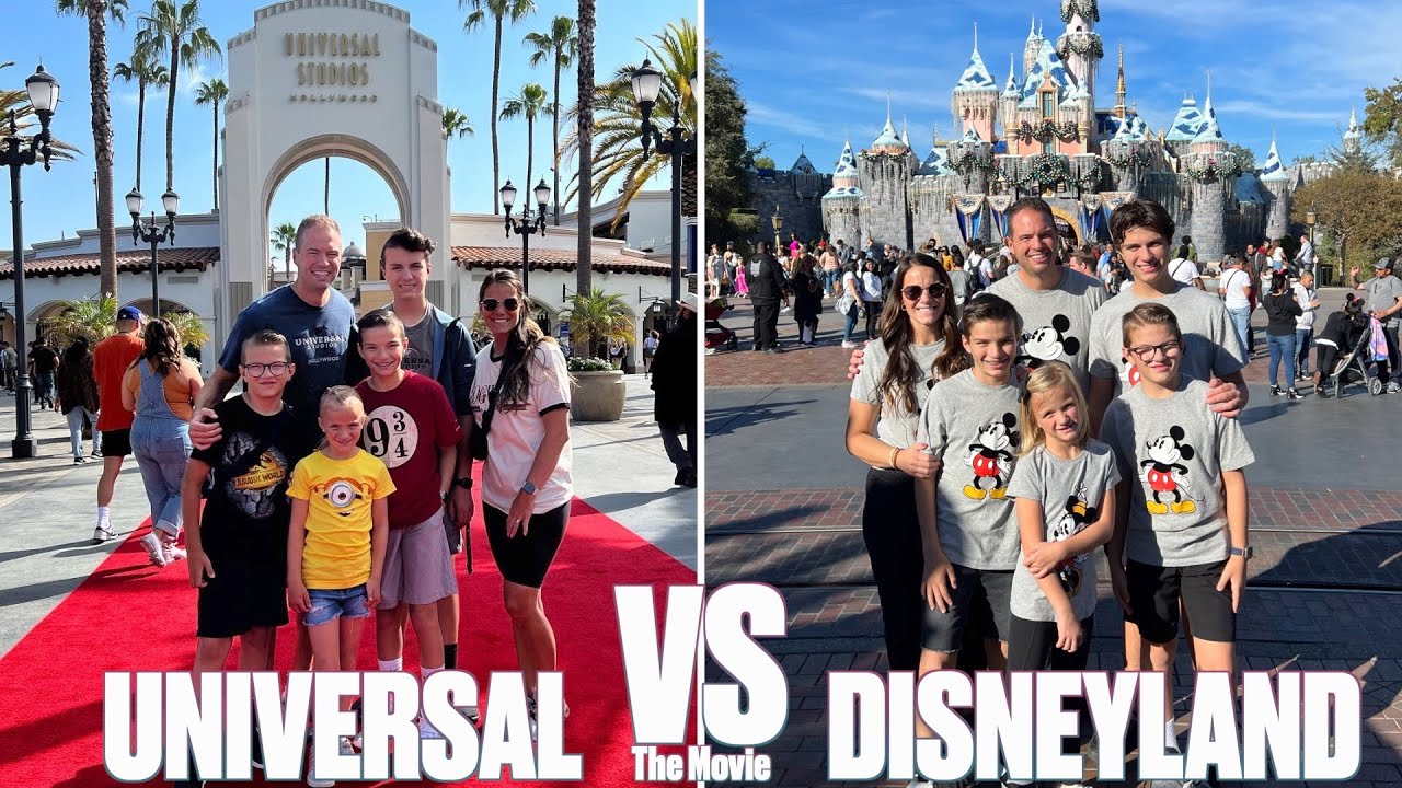 DISNEYLAND VS UNIVERSAL STUDIOS | THE ULTIMATE FAMILY VACATION SHOWDOWN