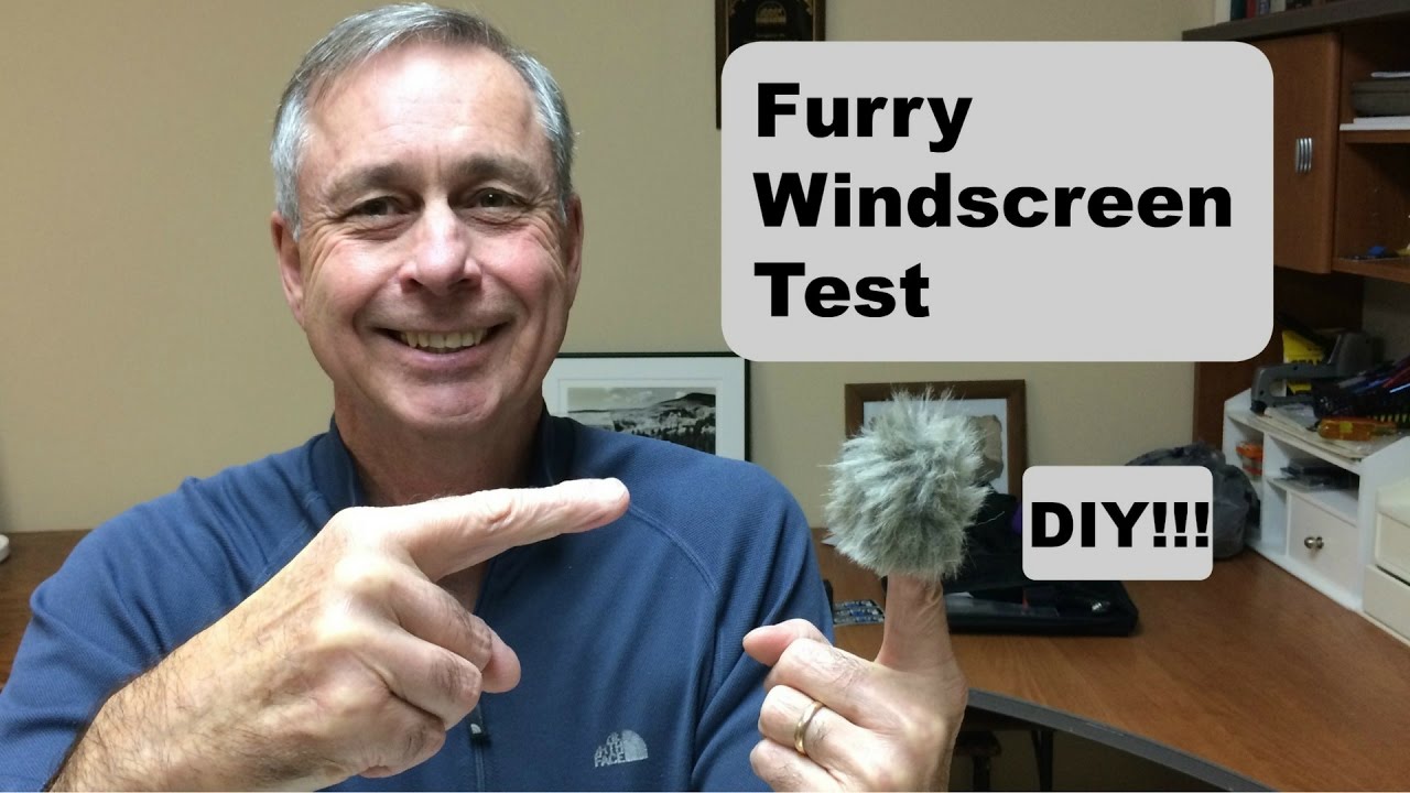 DIY Furry Windscreen Test