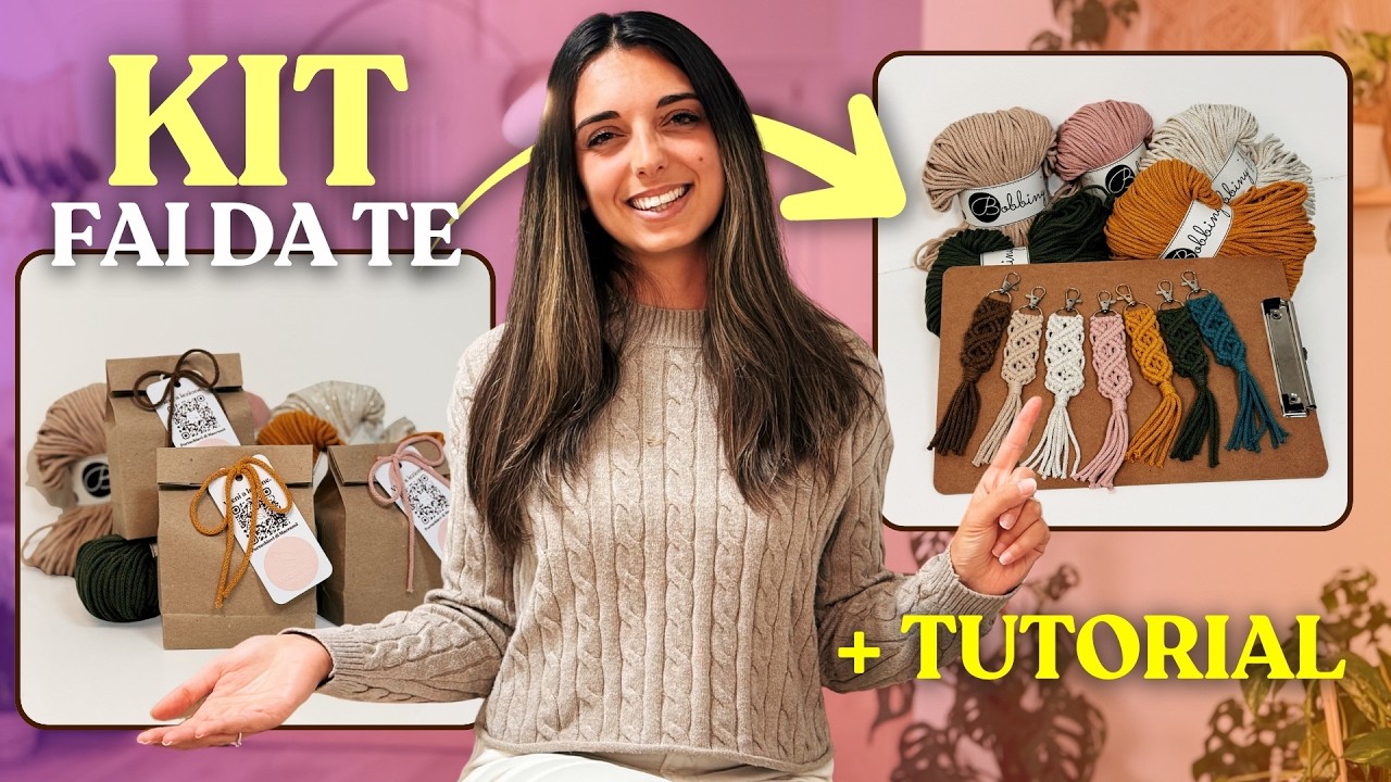 Unboxing dei nuovi portachiavi in Macramè + TUTORIAL