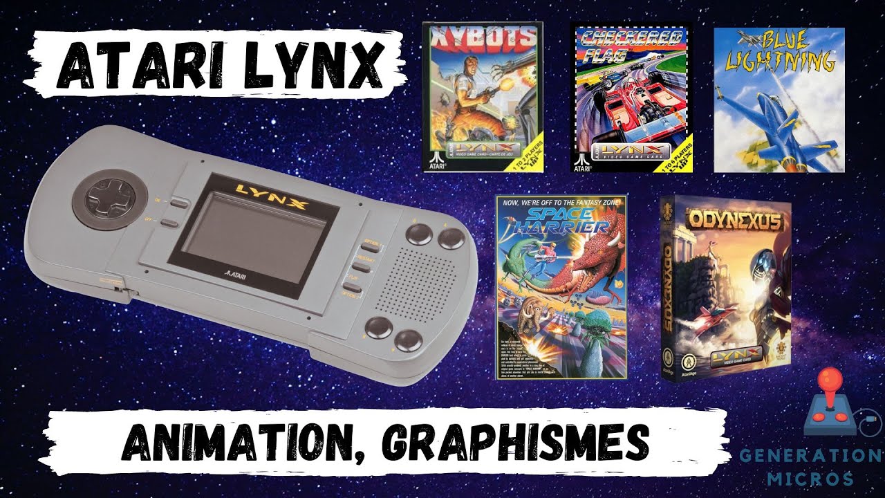 🎤 INTERVIEW: Atari Lynx.  Animations, Graphismes, Démos et explications avec Laurent 🎤