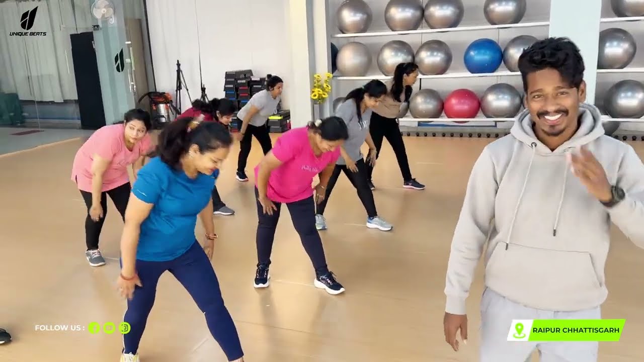 1st Day 1st Video Exercise | Let's do It | Zumba Fitness With Unique Beats | Vivek Sir