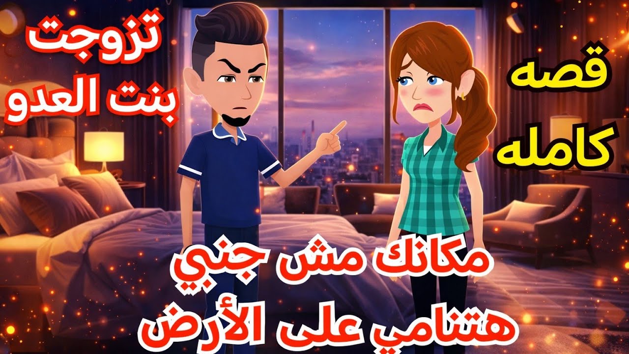 مكانك مش جنبي هتنامي على الأرض ♥️قصه كامله رومانسيه ممتعه جدا #حكايات_سالي ❤️😘