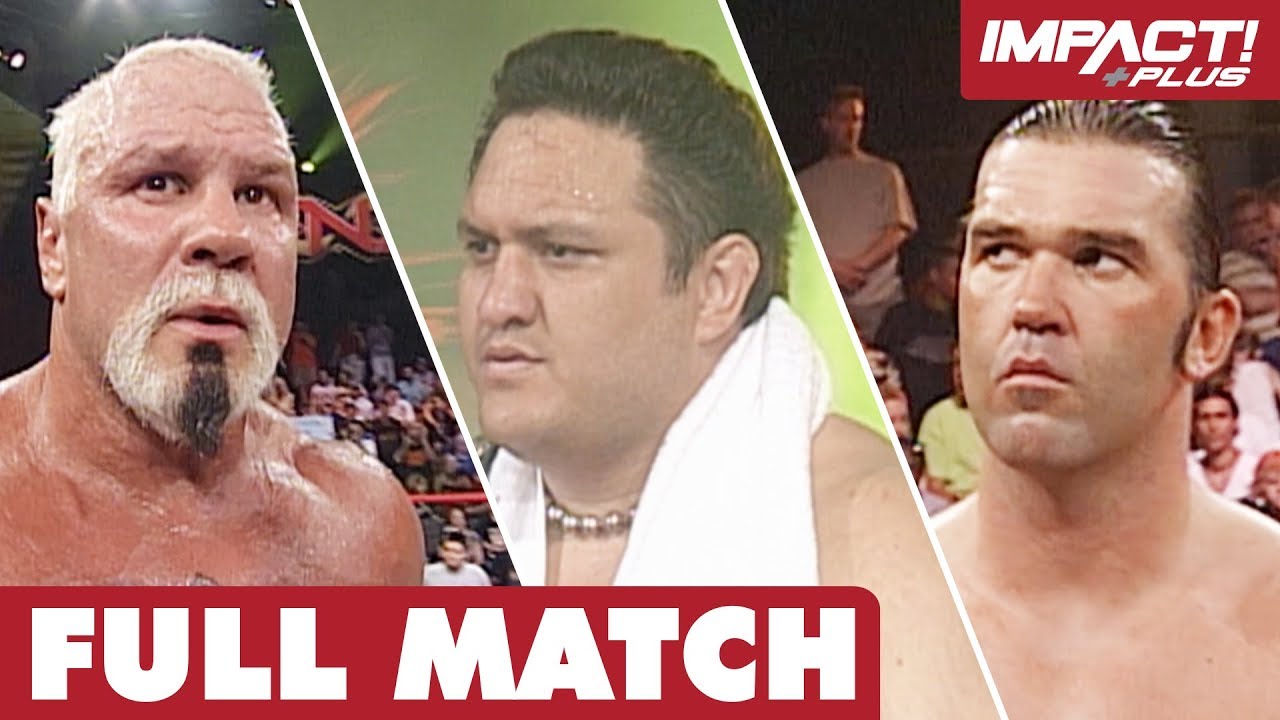 Samoa Joe vs Scott Steiner vs Kaz: FULL MATCH (Sacrifice 2008) | IMPACT Wrestling Full Matches