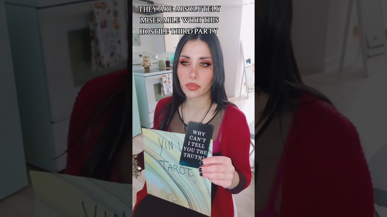 THEY ARE ABSOLUTELY MISERABLE WITH THIS THIRD PARTY #tarot #thirdparty