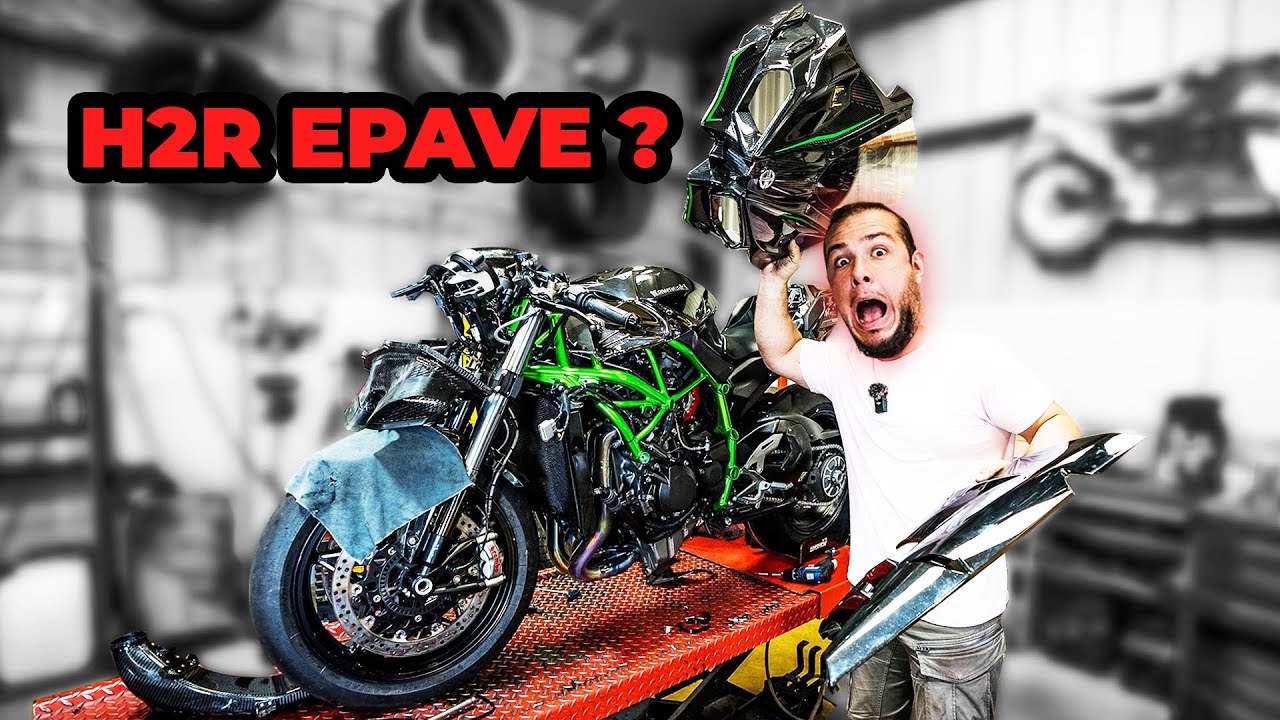 Ma H2R après l'avoir massacré sur terrain de cross !