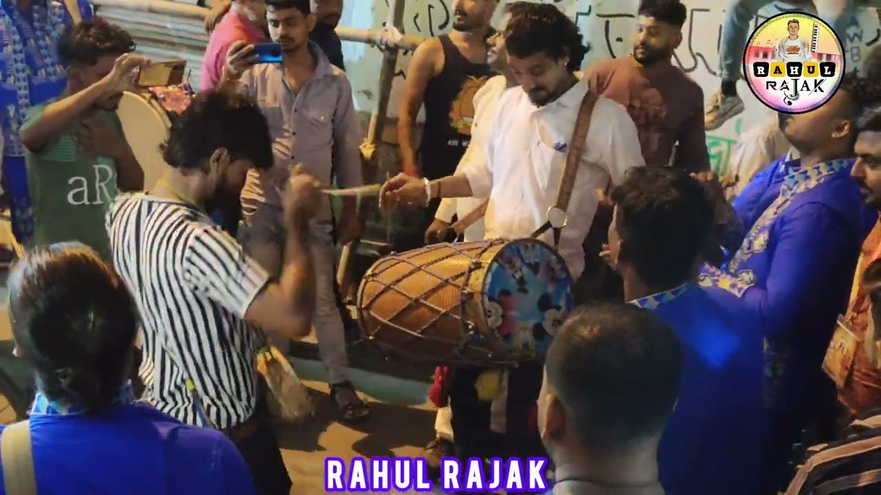 #nabadwip_rash_yatra_2024 krishna DHOL TASA (playing ke pag ghunghroo)💥ROHIT DHOLI & Bablu ON FIRE 🔥