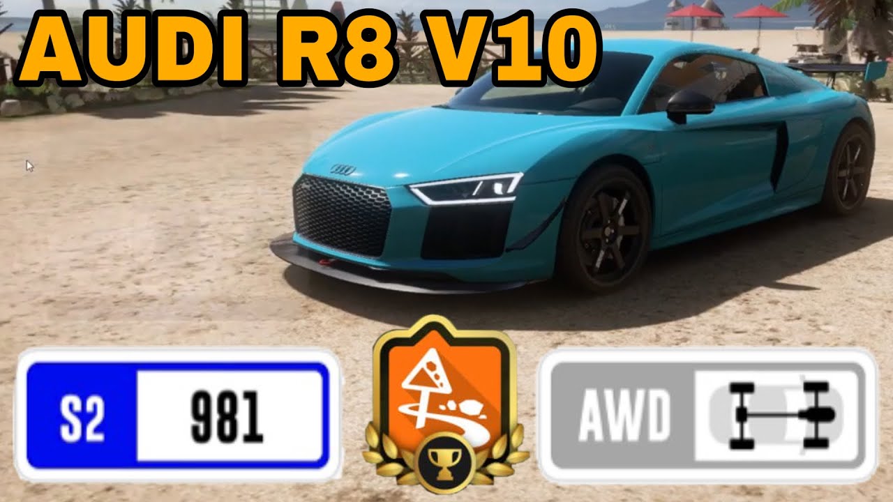 Forza Horizon 5- 2016 Audi R8 V10 Plus S2 Max Rally Tune