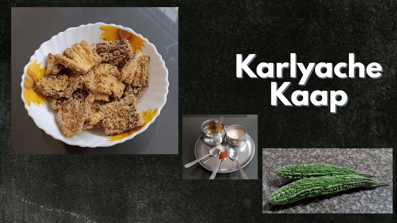 How to make Karlyache Kaap | Bitter Gourd Fry