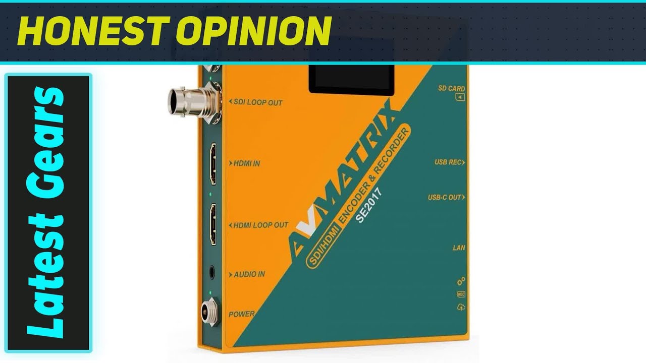 LILLIPUT AVMATRIX SE2017: The Ultimate 3G-SDI/HDMI Streaming & Recording Solution