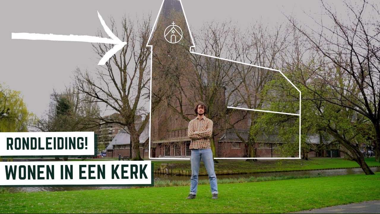 Bart woont in een 100 jaar oude kerk!
