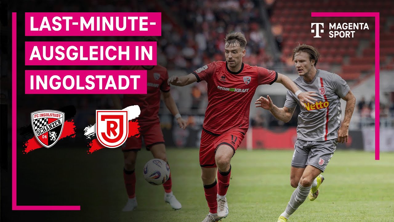 FC Ingolstadt 04 - SSV Jahn Regensburg, Highlights mit Live-Kommentar | 3. Liga | MAGENTA SPORT