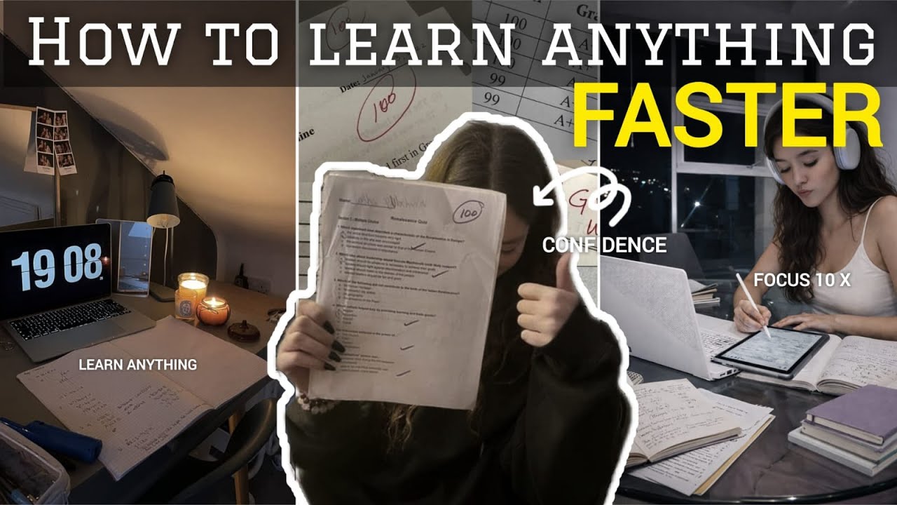 How to learn anything faster 🔥 *students must watch this* 