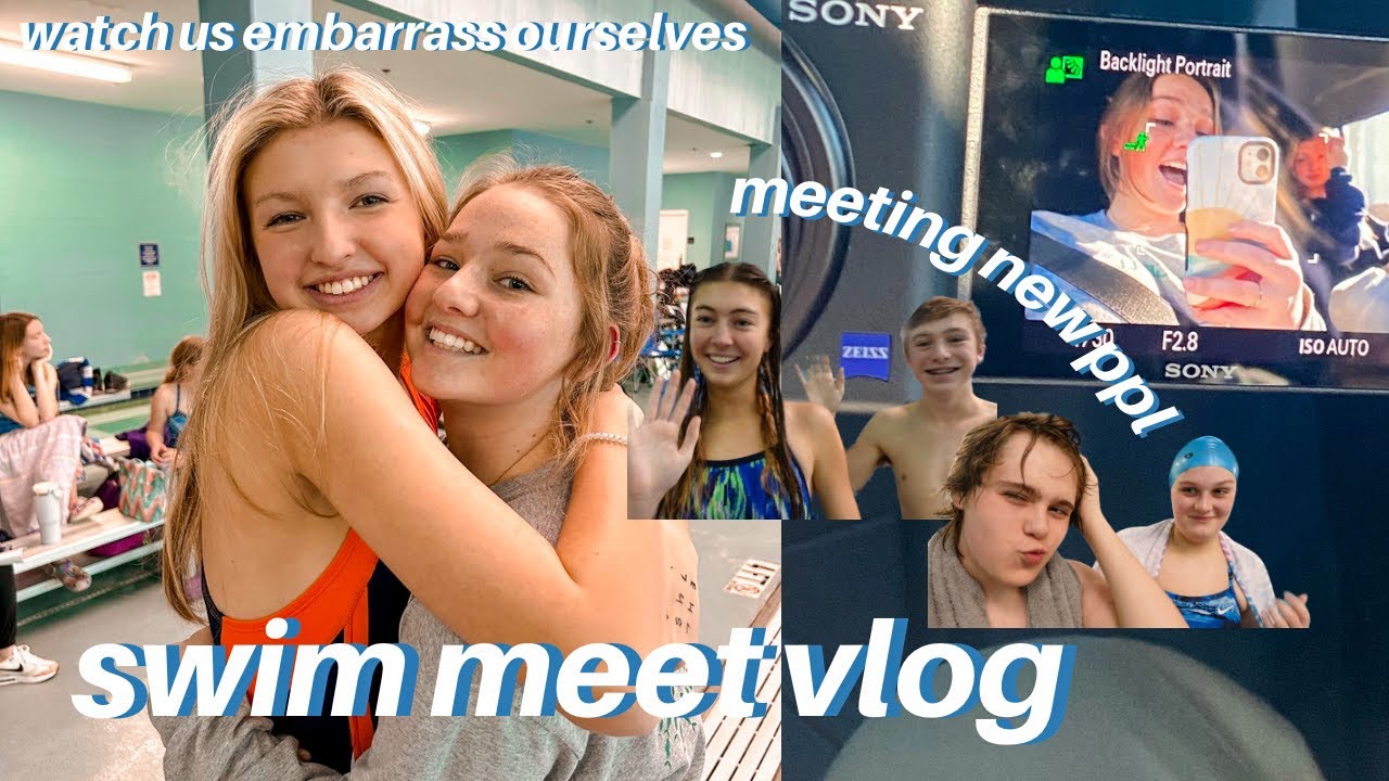 swim meet vlog 😚