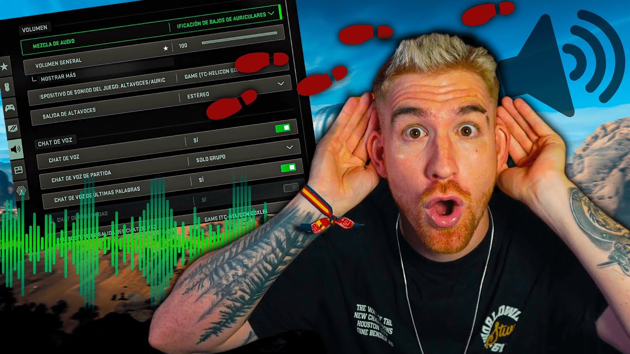 ESCUCHA LOS PASOS YA! | MEJORES AJUSTES DE SONIDO PARA WARZONE | CONFIGURACION