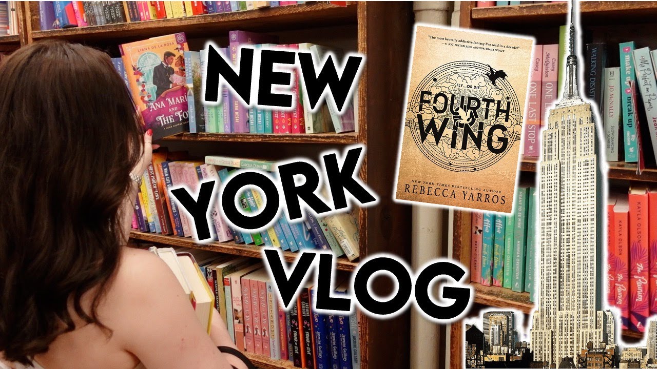 book shopping in nyc + reading fourth wing + life reset | mini vlog