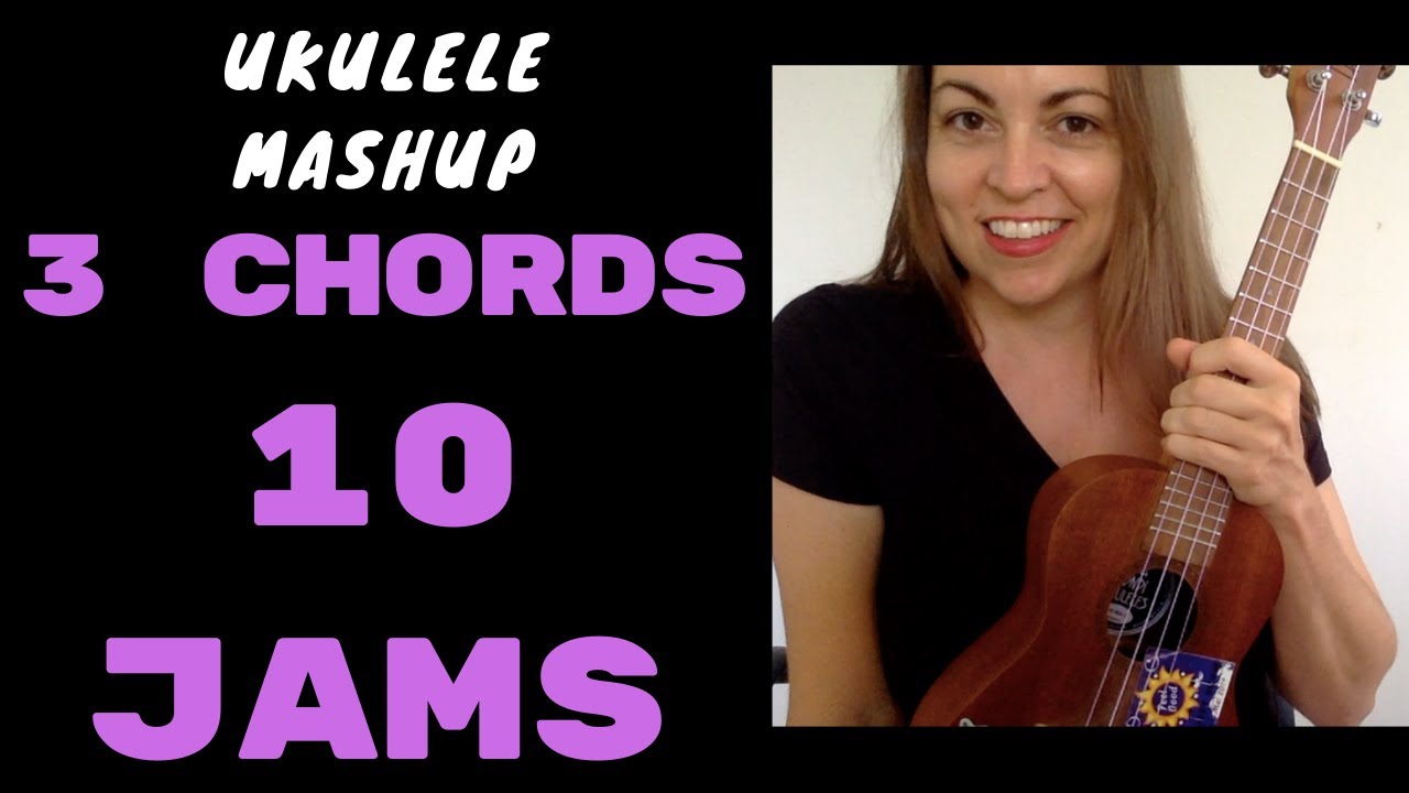 10 HIP HOP SONGS - 3 CHORDS - UKULELE LESSON / MASHUP