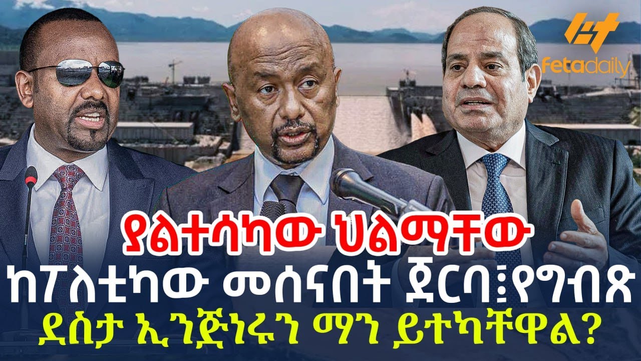 Ethiopia - ከፖለቲካው መሰናበት ጀርባ፤ የግብጽ ደስታ ኢንጅነሩን ማን ይተካቸዋል?