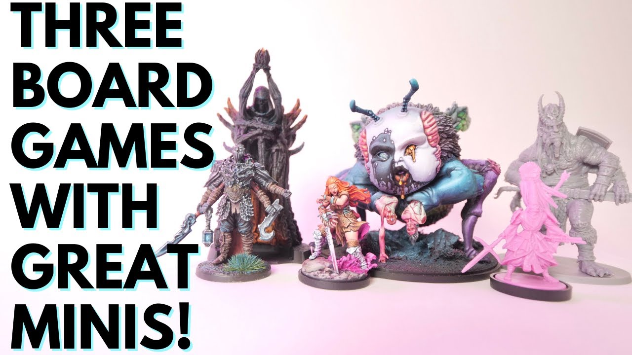 Three Board Games with Amazing Minis!