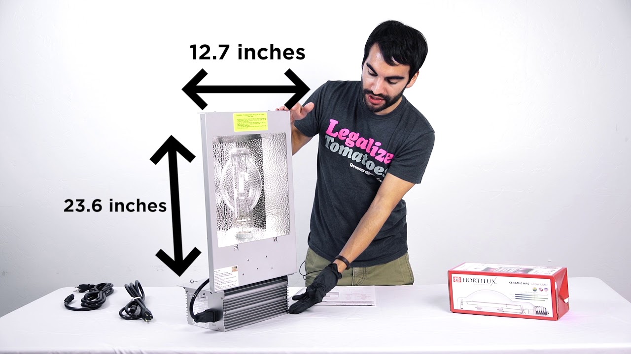 Hortilux SE Ceramic HPS 600w Grow Light Test & Unboxing Review