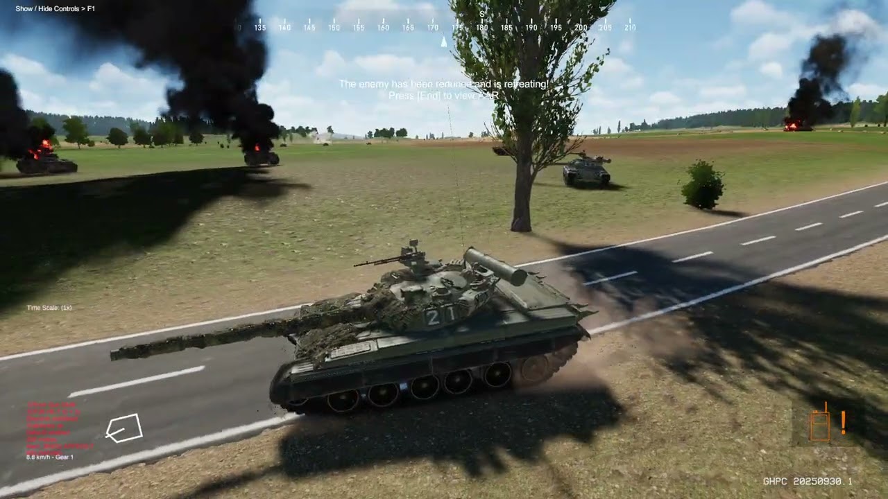GHPC "Lethargic Liberty" (T-80B vs M1IP version)