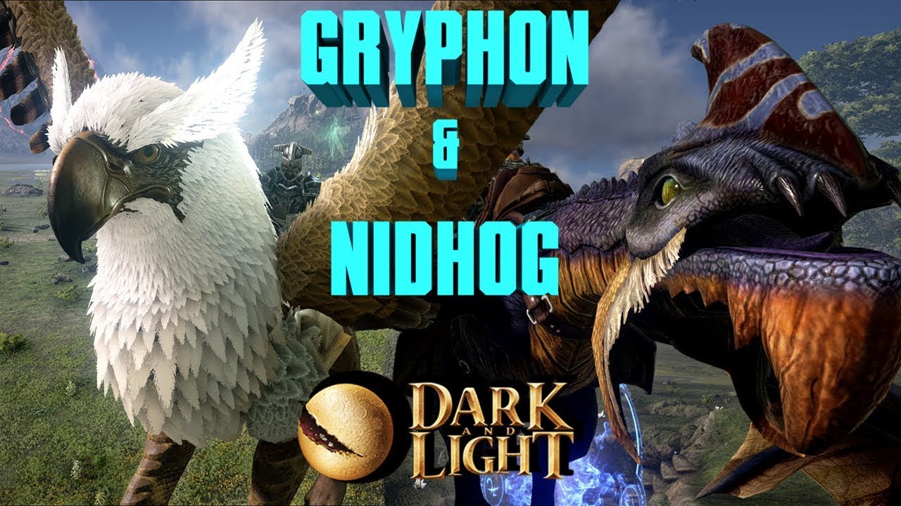 КАК ПРИРУЧИТЬ ГРИФОНА И NIDHOG - DARK AND LIGHT
