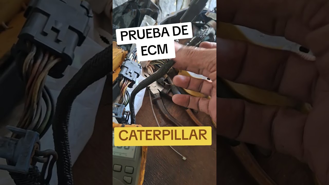 realizando prueba de ecm caterpillar ..contáctenos 04144940387