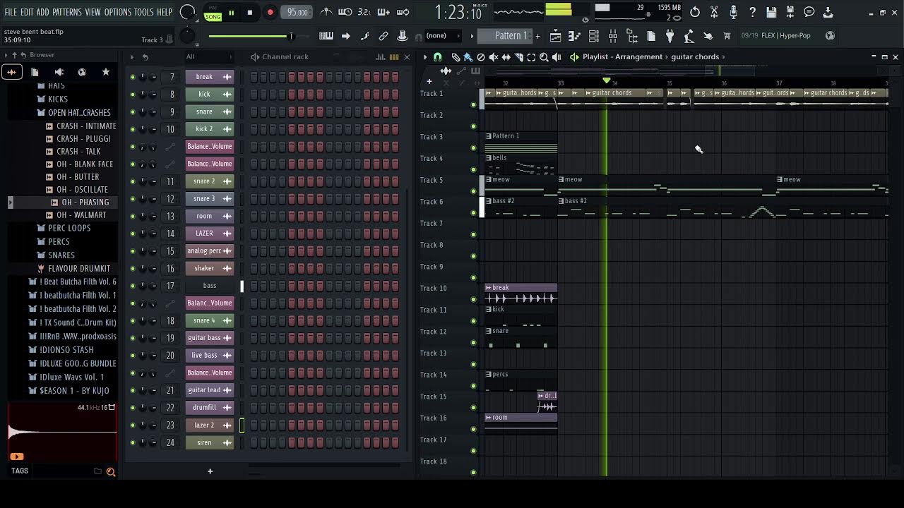 making a Brent Faiyaz x Steve Lacy beat