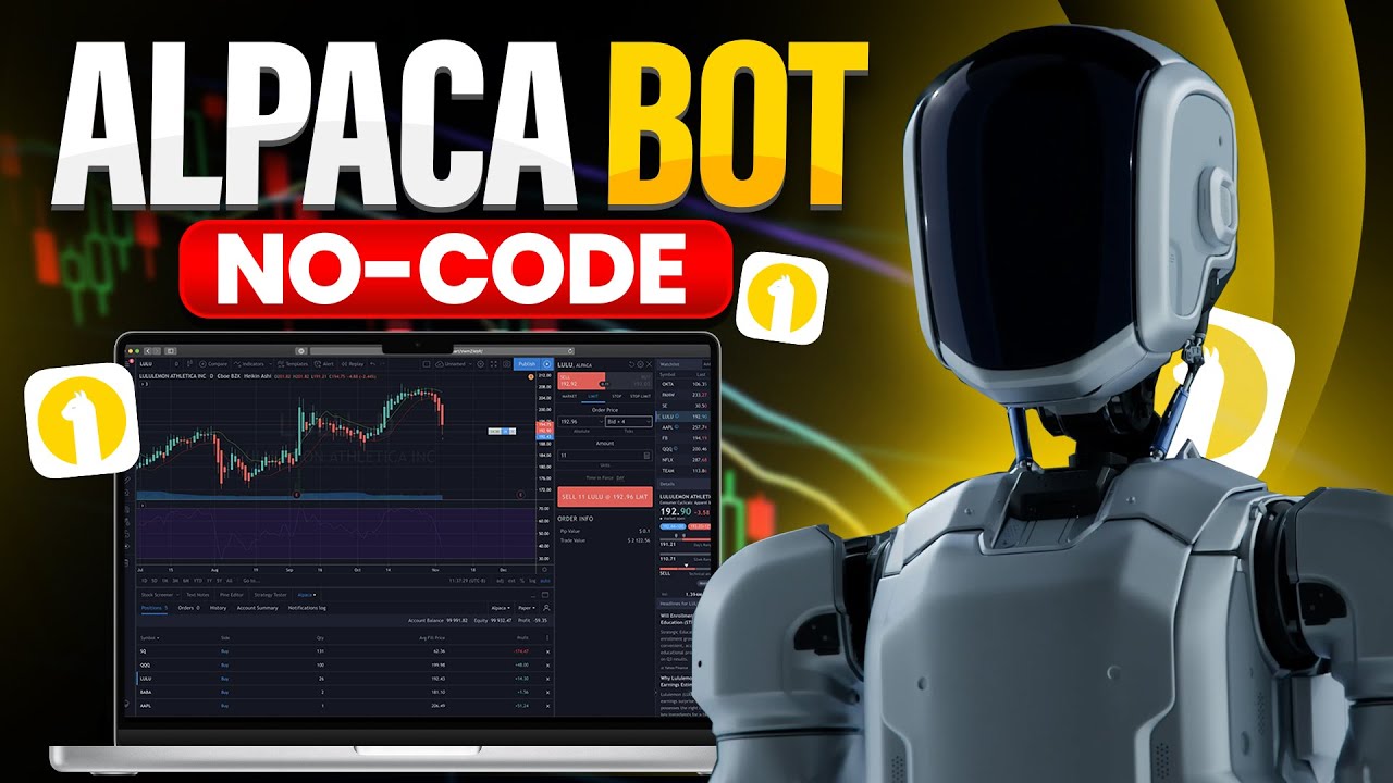 How To Build a No Code Trading Bot With Alpaca (Paper Trading Tutorial)