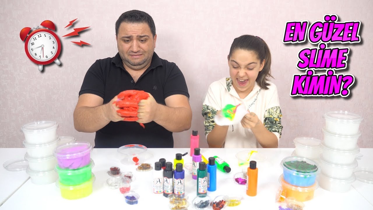 En Güzel Slime Süsleme Challenge! 10 Dakikada 20 Kap Slime Oyuncax Tv