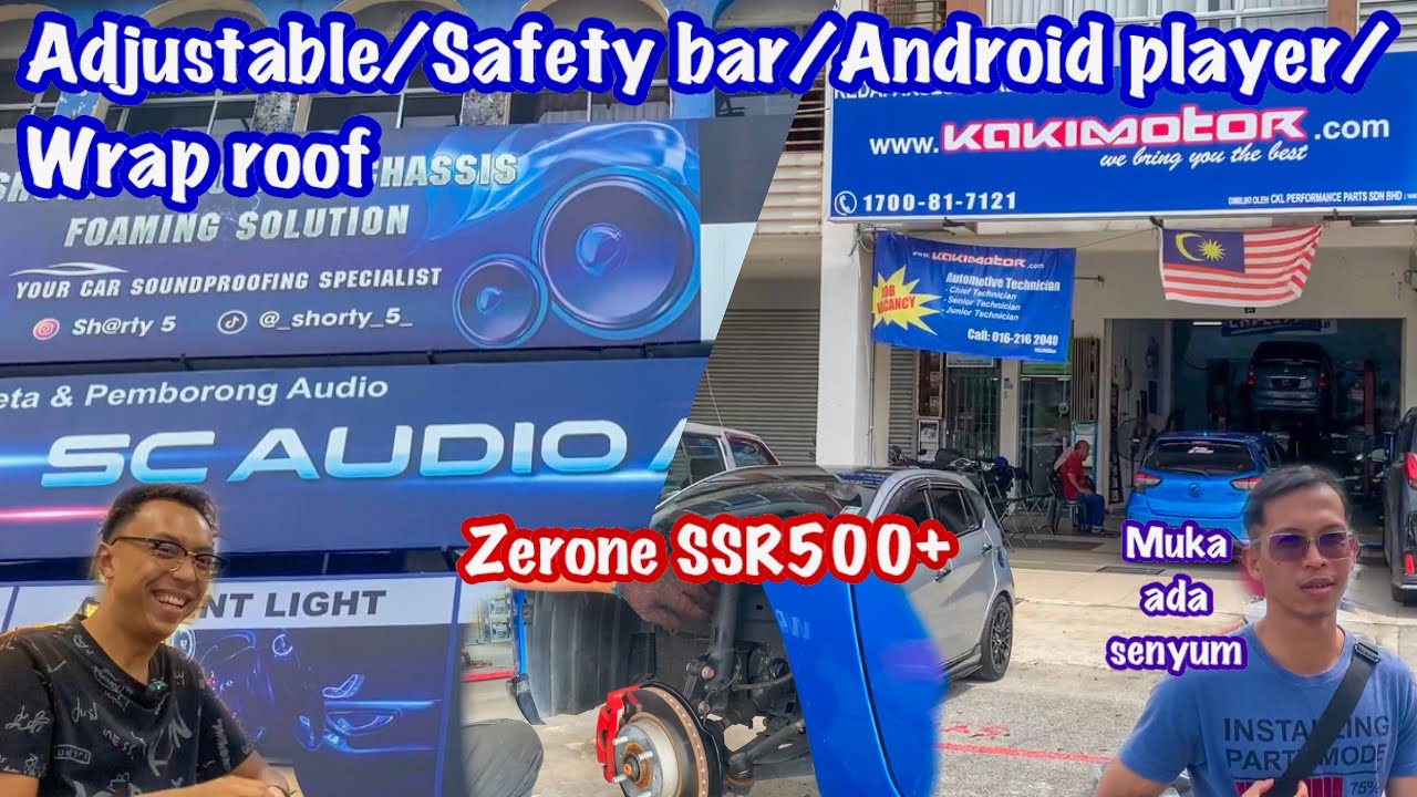 RACUN PASANG ADJUSTABLE ZERONE SSR500+ | PROJEK KETE MEMBER | PERODUA MYVI G3 FACELIFT | PART 1