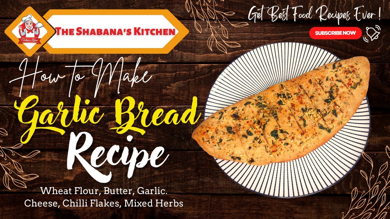 Ultimate Wheat Garlic Bread recipe in oven | How to make Garlic bread