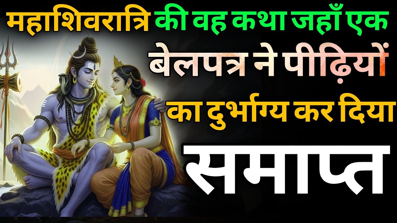महाशिवरात्रि की वह कथा जहाँ एक बेलपत्र ने पीढ़ियों का दुर्भाग्य समाप्त कर दिया | Shiv Katha